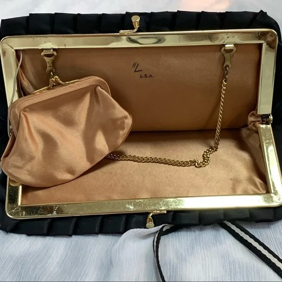 Harry Levine black evening bag - Picture 2 of 5